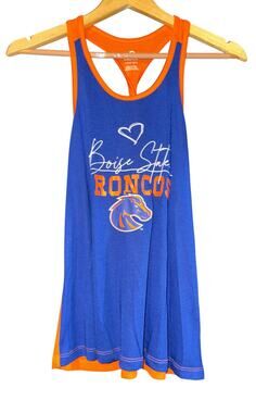 New Boise State Broncos Racerback Tank Top Girls Size Large 10/12 Football
